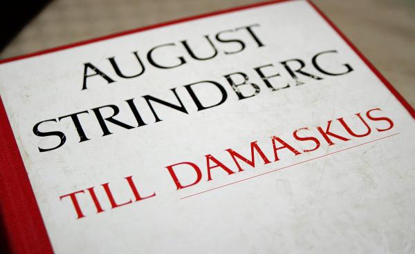 Umschlag von Strindbergs Drama "Nach Damaskus"